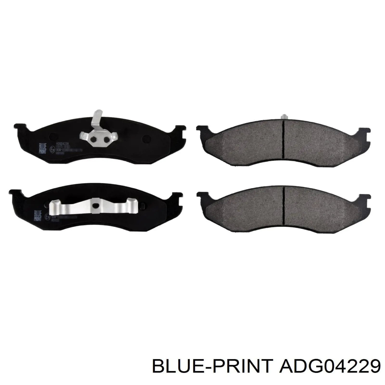 ADG04229 Blue Print колодки тормозные передние дисковые