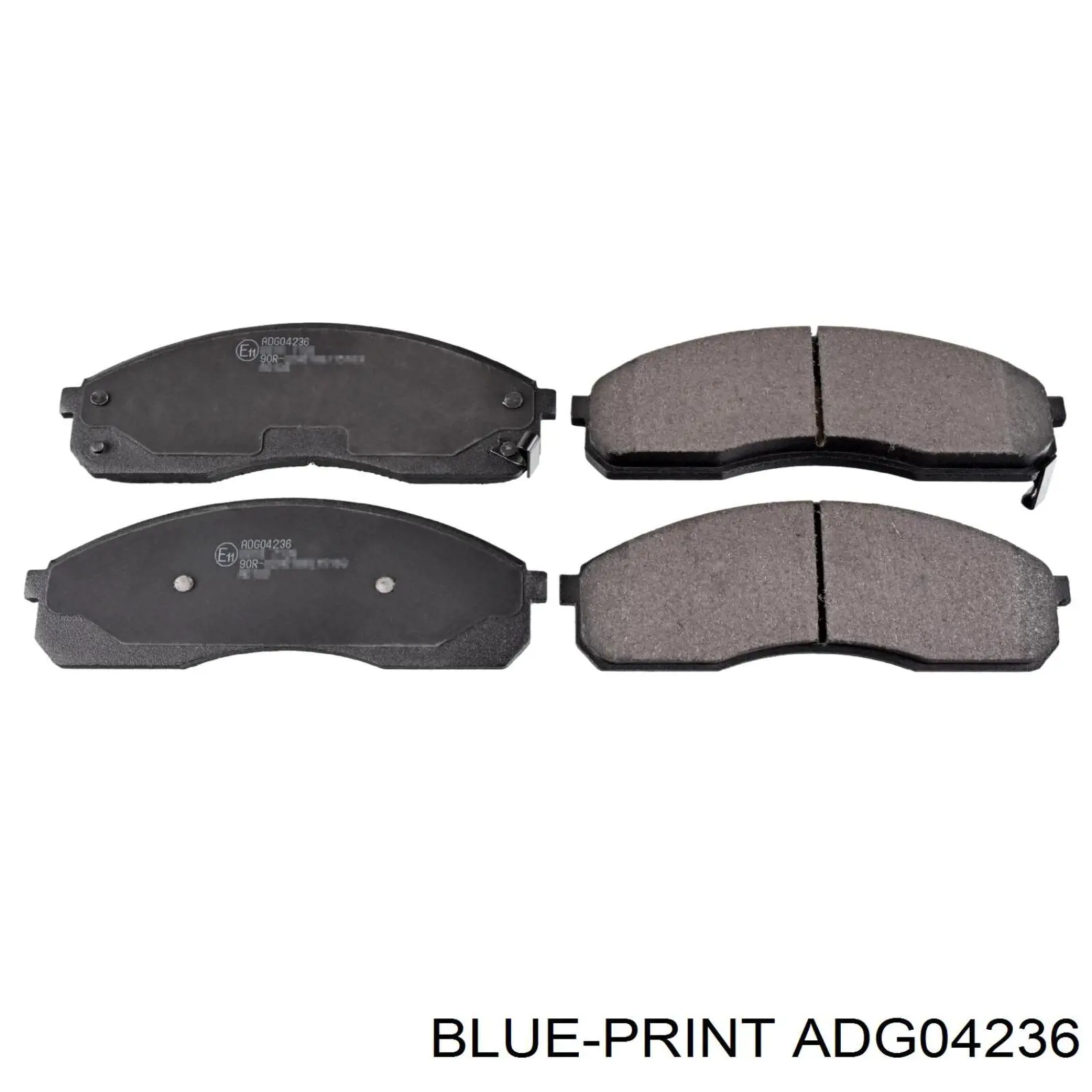 Передние тормозные колодки ADG04236 Blue Print