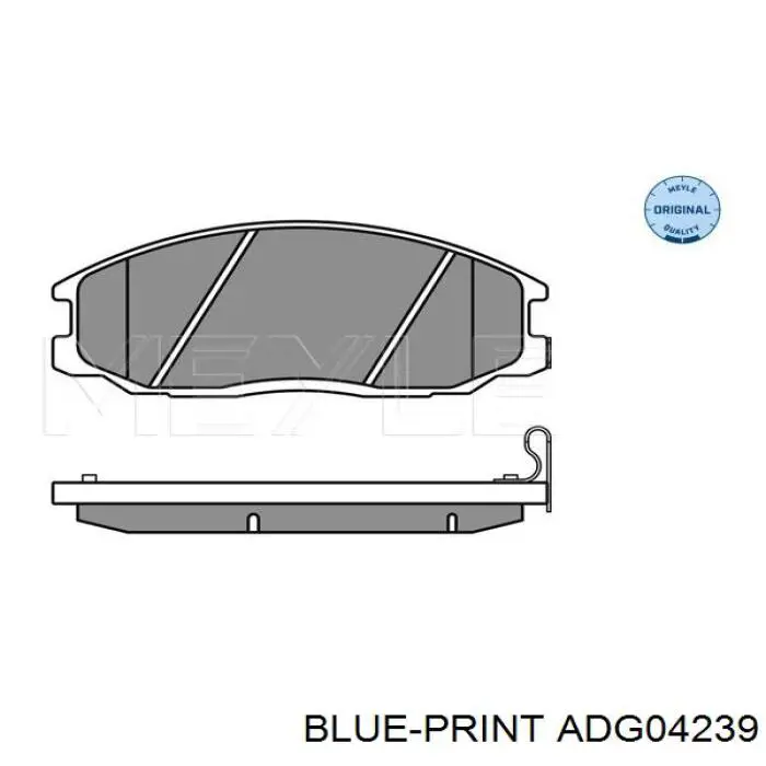 Колодки Blue Print ADG04239 цена, от 27.23 USD
