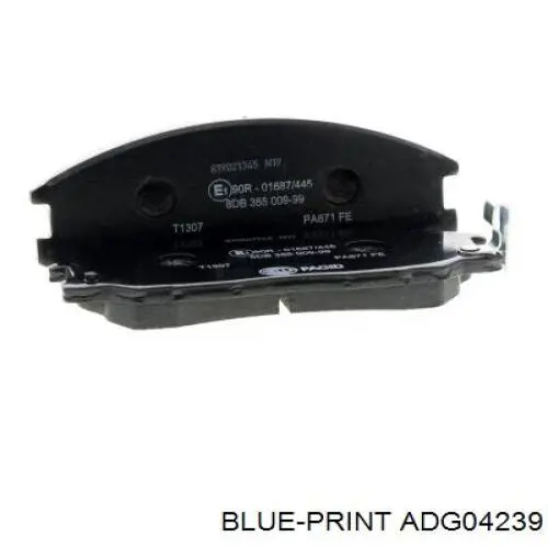 Купить ADG04239 Blue Print Колодки тормозные