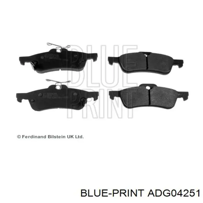 Задние тормозные колодки 986494137 Bosch