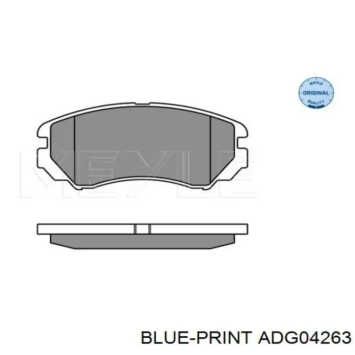 Compre ADG04263 Blue Print Sapatas do freio dianteiras de disco