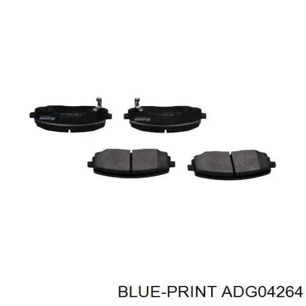 Передние тормозные колодки ADG04264 Blue Print
