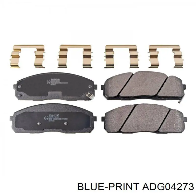 Купить ADG04273 Blue Print Колодки тормозные