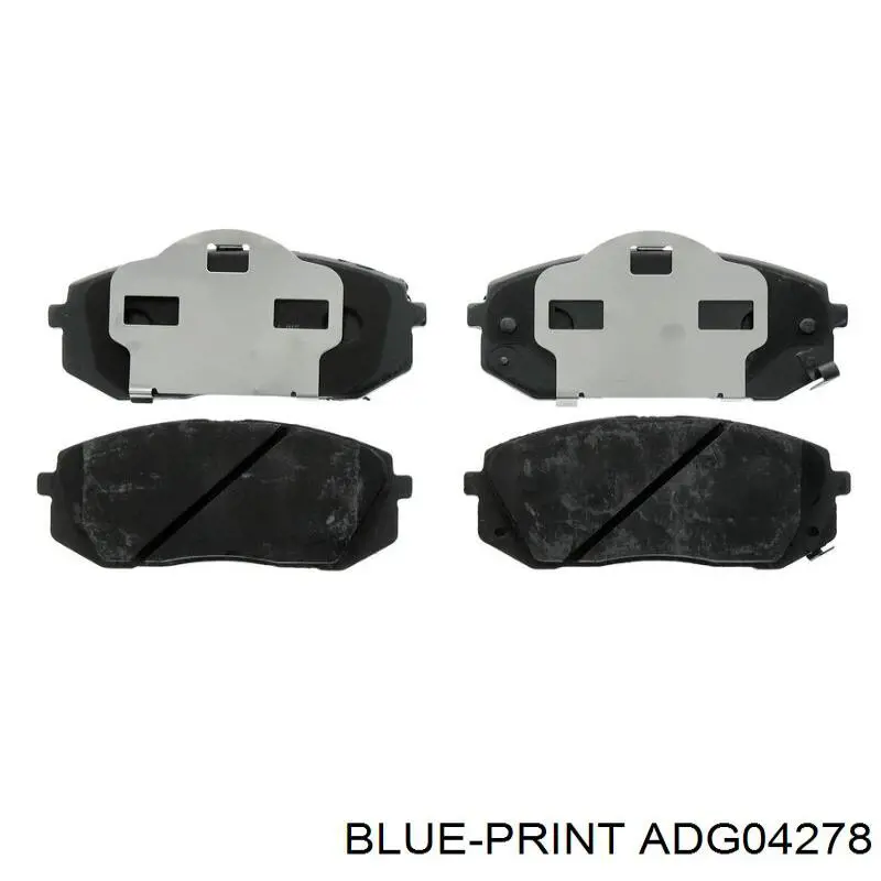 Купить ADG04278 Blue Print Колодки тормозные
