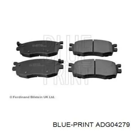 Колодки Blue Print ADG04279 цена, от 14.95 USD