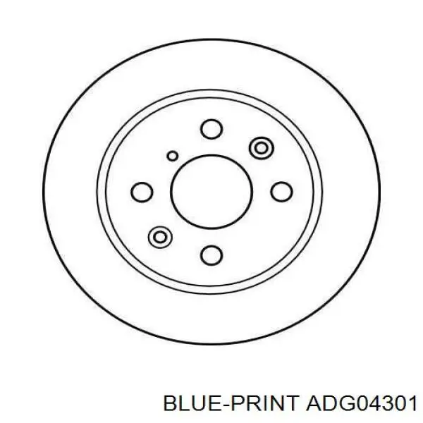 Передний тормозной диск Denckermann B130147