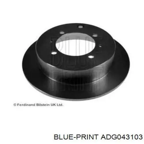 Тормозные диски ADG043103 Blue Print