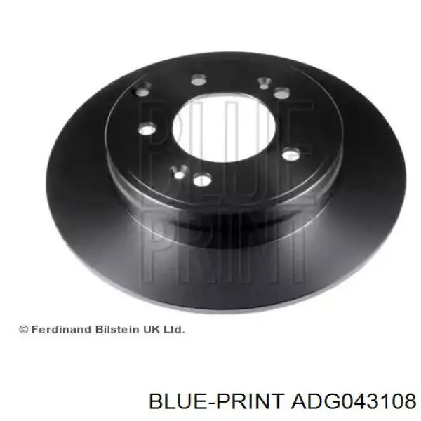 Задний тормозной диск Blue Print ADG043108 цена, от 30.94 USD