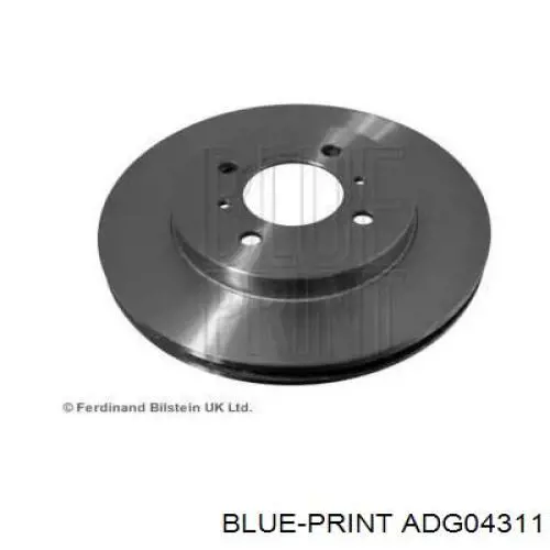 Передние тормозные диски ADG04311 Blue Print