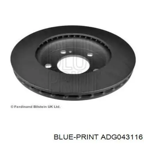 Freno de disco delantero ADG043116 Blue Print