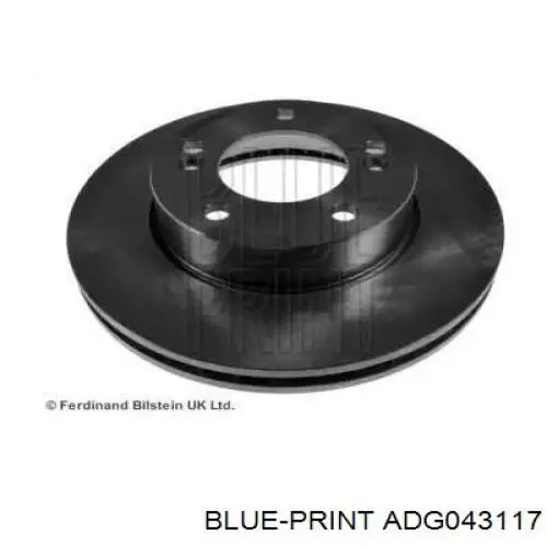 Передние тормозные диски ADG043117 Blue Print