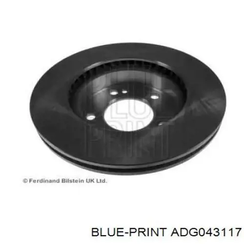 Freno de disco delantero ADG043117 Blue Print
