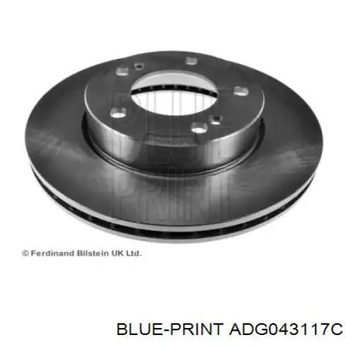 Передние тормозные диски ADG043117C Blue Print