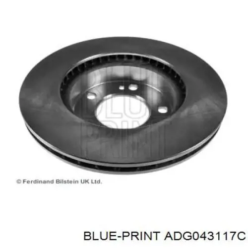 Freno de disco delantero ADG043117C Blue Print