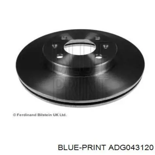 Передний тормозной диск Blue Print ADG043120