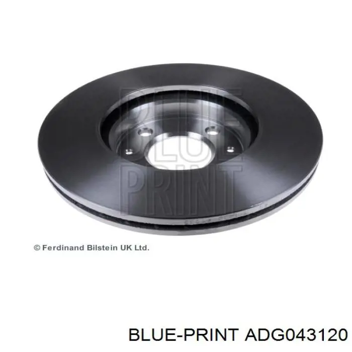 Freno de disco delantero ADG043120 Blue Print
