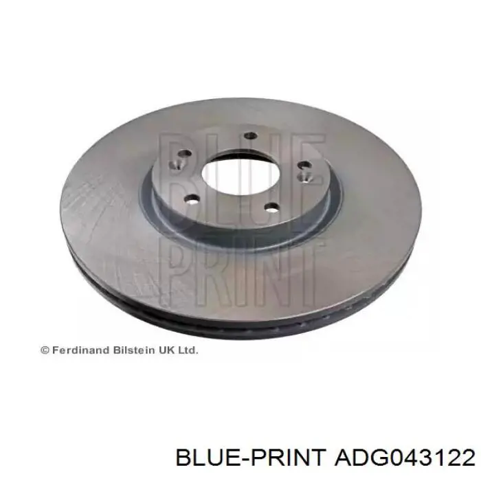 Передние тормозные диски ADG043122 Blue Print