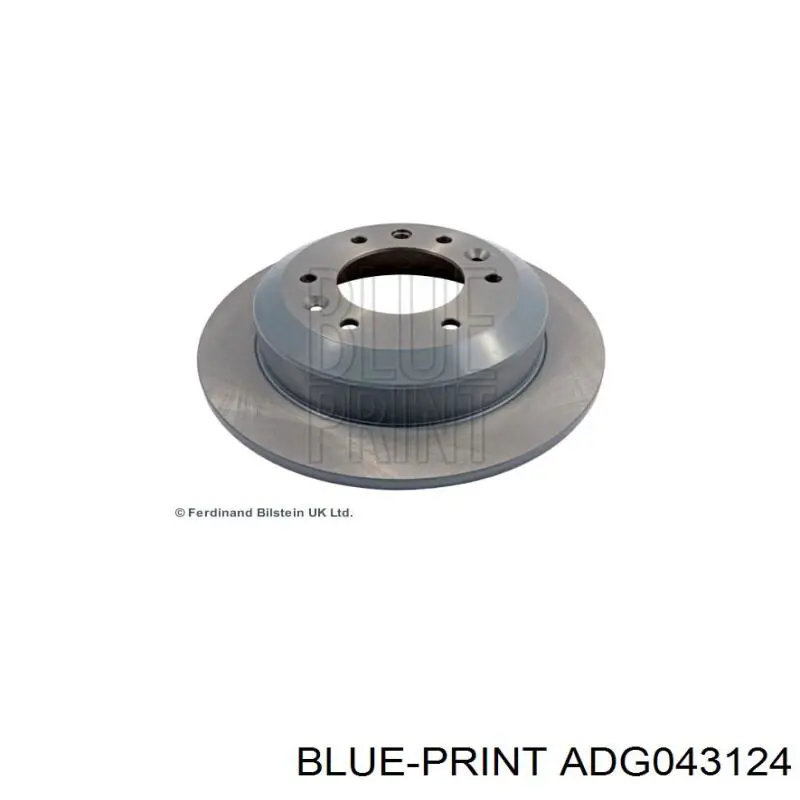 Тормозные диски ADG043124 Blue Print