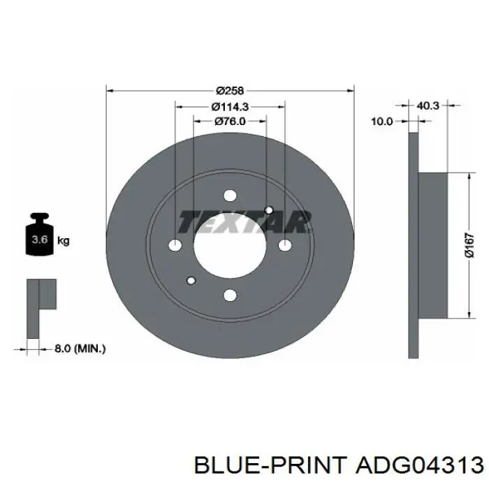 CK4500OE Hyundai/Kia тормозные диски