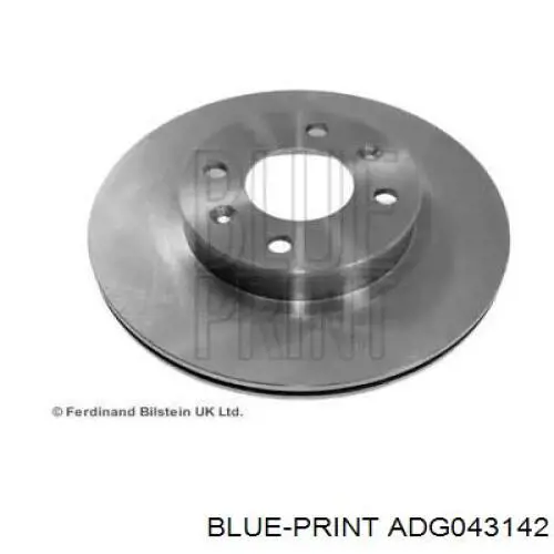 Передние тормозные диски ADG043142 Blue Print