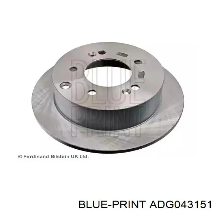 Тормозные диски ADG043151 Blue Print