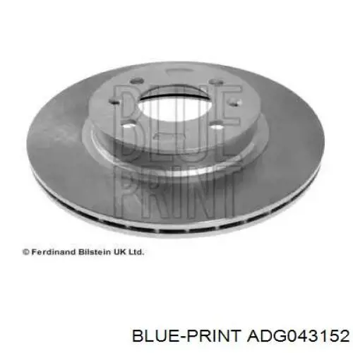 ADG043152 Blue Print диск тормозной передний