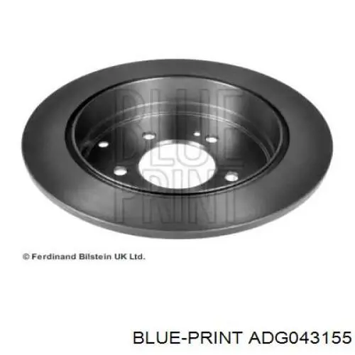 Задний дисковый тормоз Blue Print ADG043155