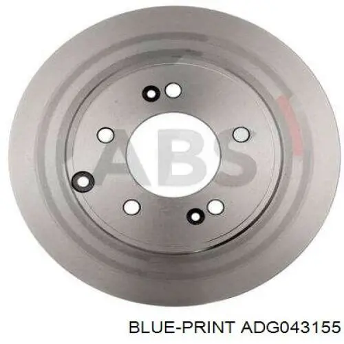 Тормозные диски ADG043155 Blue Print
