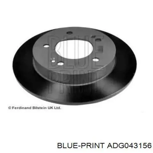 Тормозные диски ADG043156 Blue Print