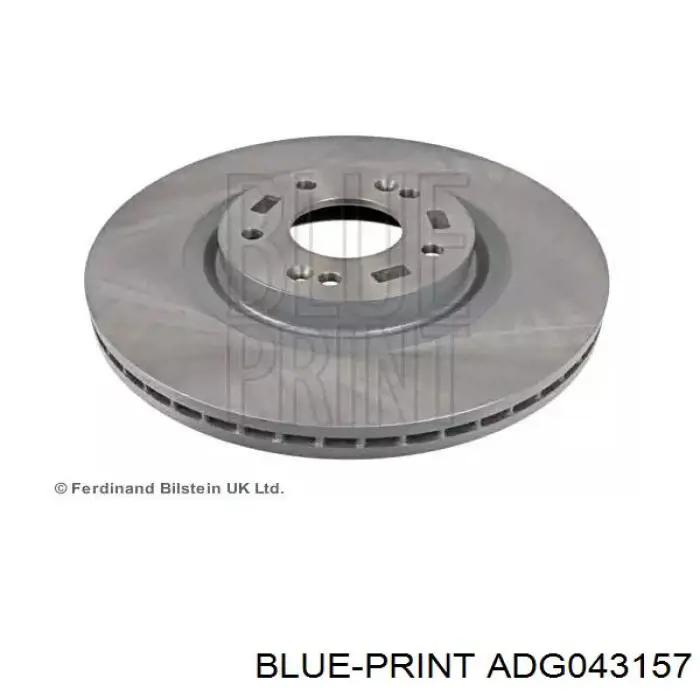 Freno de disco delantero ADG043157 Blue Print