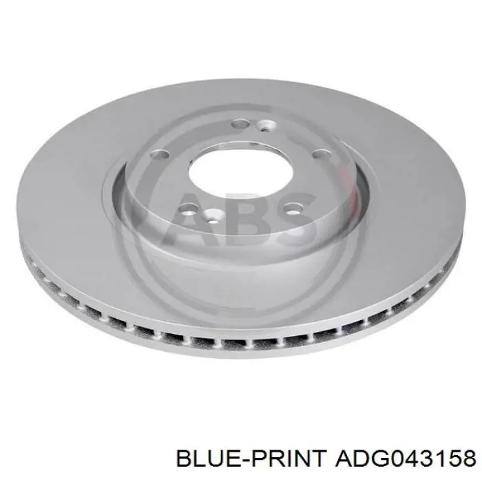 Передний тормозной диск Blue Print ADG043158