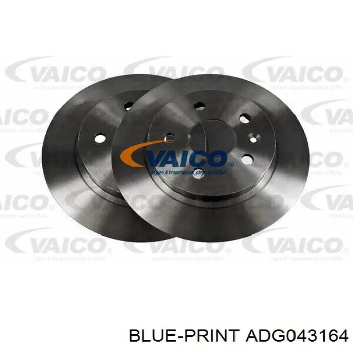 Тормозные диски ADG043164 Blue Print