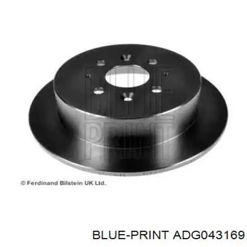 Тормозные диски ADG043169 Blue Print