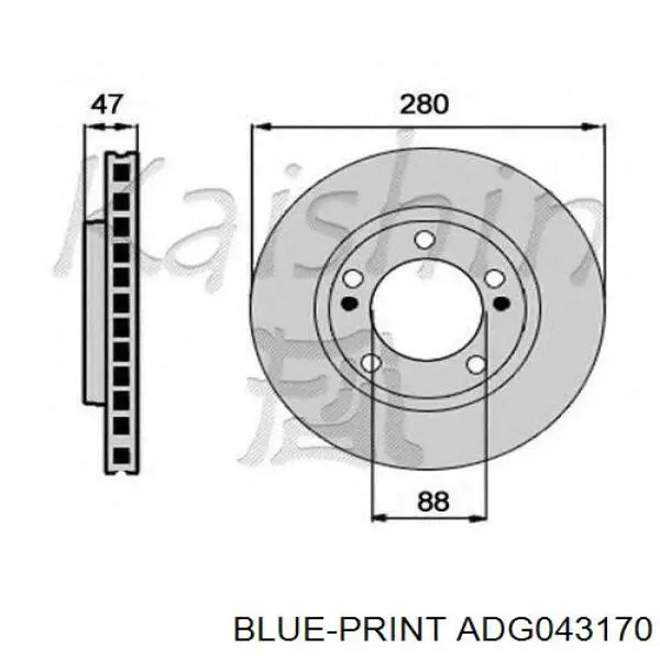 0569051 Opel Диск тормозной передний