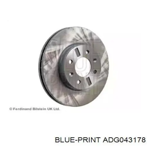 Freno de disco delantero ADG043178 Blue Print