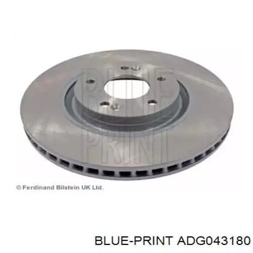 Передние тормозные диски ADG043180 Blue Print