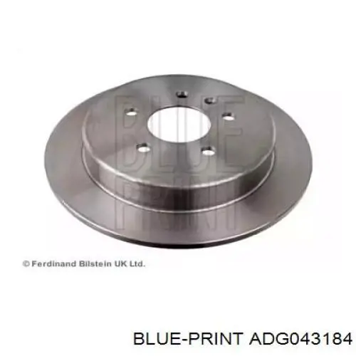 Тормозные диски ADG043184 Blue Print