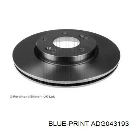 Тормоз дисковый передний Blue Print ADG043193 цена, от 37.42 USD