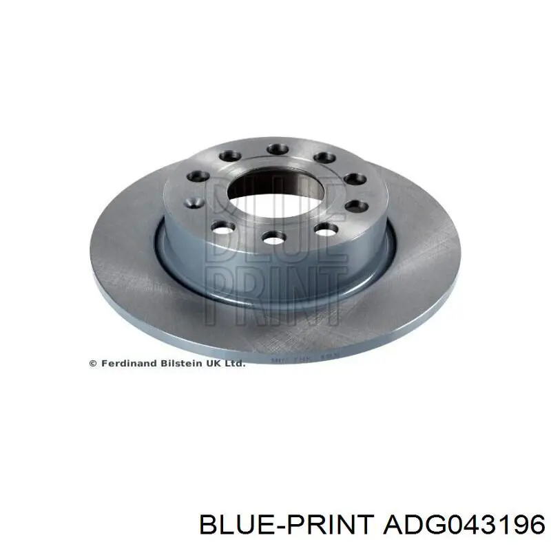 Задний дисковый тормоз Blue Print ADG043196