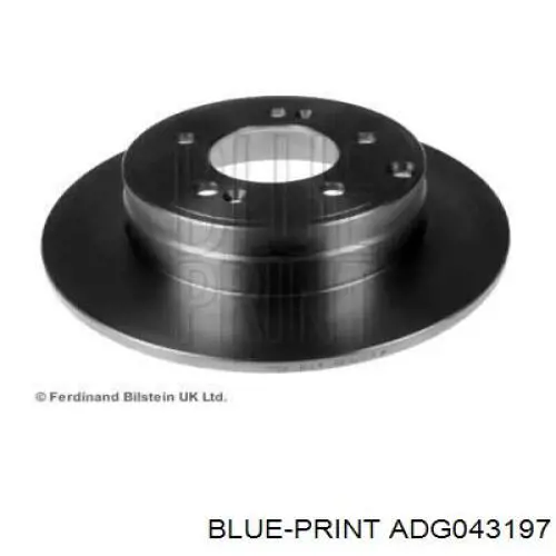 Тормозные диски ADG043197 Blue Print