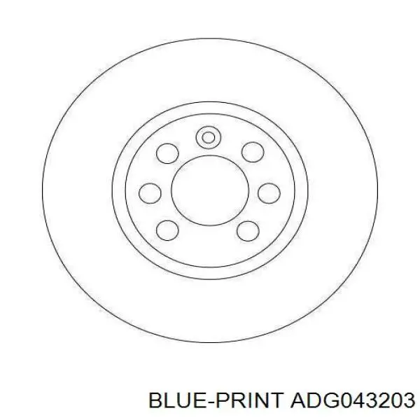Купить ADG043203 Blue Print Ротор тормозной