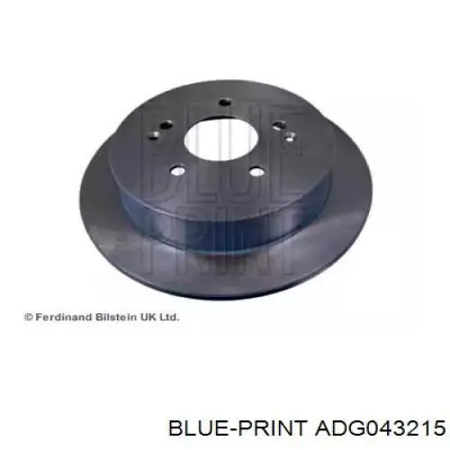 Disco de freno trasero ADG043215 Blue Print
