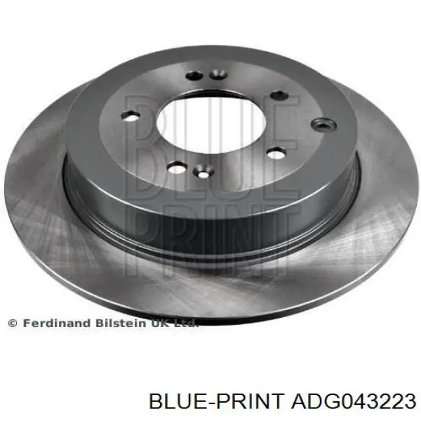 Тормозные диски ADG043223 Blue Print