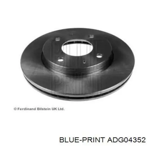 Передние тормозные диски ADG04352 Blue Print