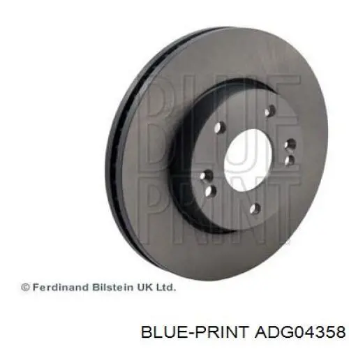 Freno de disco delantero ADG04358 Blue Print
