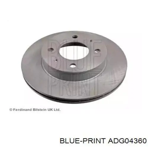 ADG04360 Blue Print диск тормозной передний