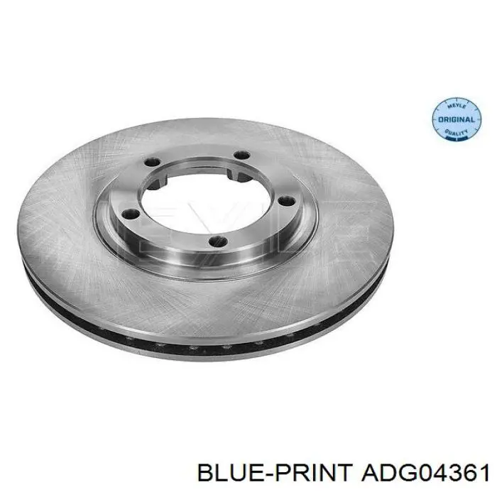 Передние тормозные диски ADG04361 Blue Print