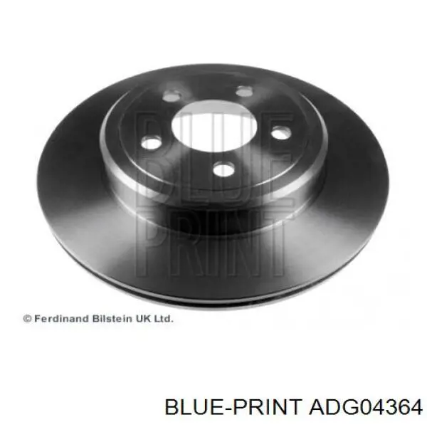 Тормоз дисковый передний Blue Print ADG04364 цена, от 25.44 USD