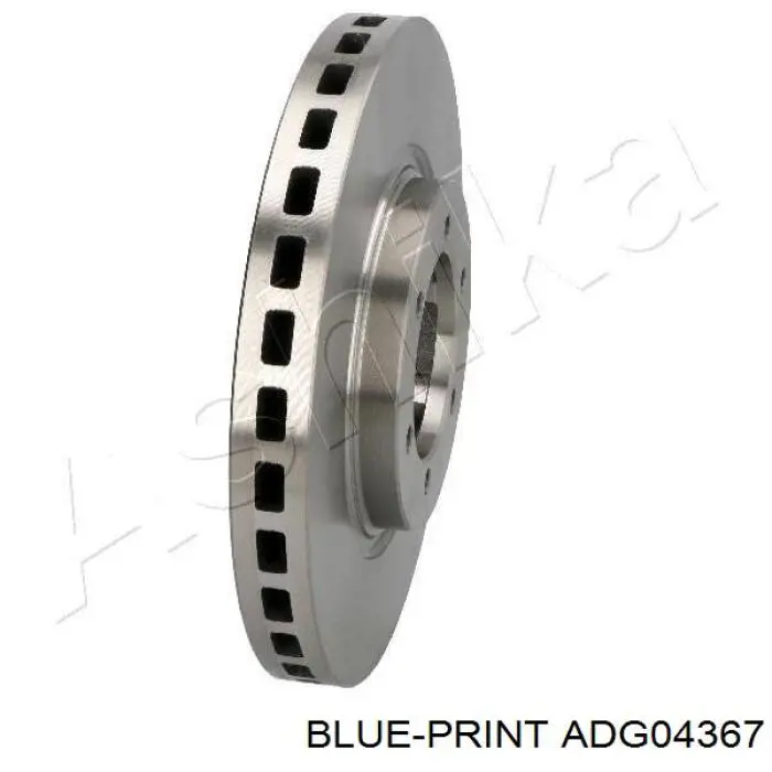Передние тормозные диски ADG04367 Blue Print